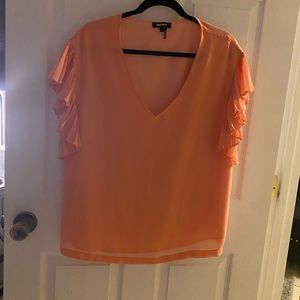 DKNY Orange Blouse